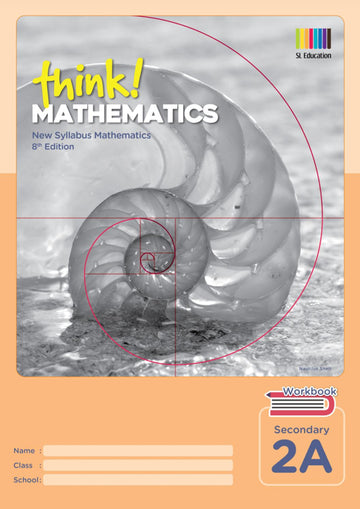 Full Set of Think Mathematics Secondary 2A and 2B Textbooks bundled with 2A and 2B Workbooks (Grade 8)